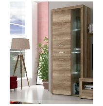 Mueble de Comedor, Color Cañón, Medidas: 230 cm (Anc) x 212 cm (Al) x 41,4 cm (Fon) + Mesa Centro Elevable 45,2x100x50
