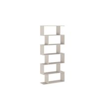 Meyvaser - Estantería Alta Salón, Libreria, Color Beige, Medidas: 191 cm (Alto) x 80 cm (Ancho) x 24,6 cm (Fondo